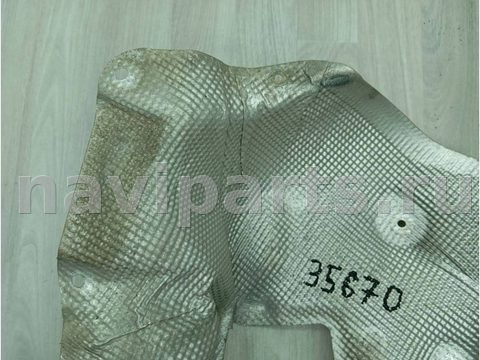 Тепловой экран глушителя BMW 8 G14/G15/G16, 2020 г., OEM 51487374759, арт. 35670_1, фото 2