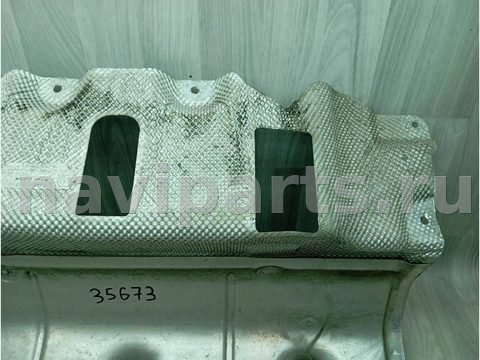 Тепловой экран глушителя BMW 5 G30/G31, 2022 г., OEM 51487340227, арт. 35673_2, фото 3
