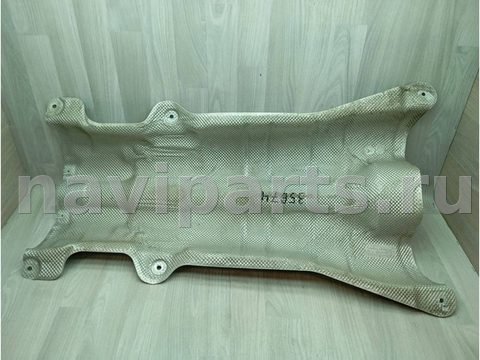 Тепловой экран глушителя BMW 8 G14/G15/G16, 2020 г., OEM 51487374753, арт. 35674