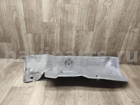 Тепловой экран глушителя Renault Sandero, 2015 г., OEM 205409951R, арт. 5974
