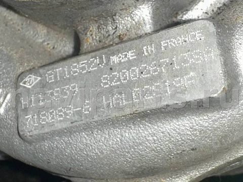 Турбина Renault Espace, 2004 г., OEM 8200267138A, арт. 46733, фото 4