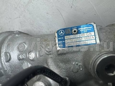 Турбина Mercedes C W204, 2010 г., OEM A6510906180016, арт. 6855, фото 2
