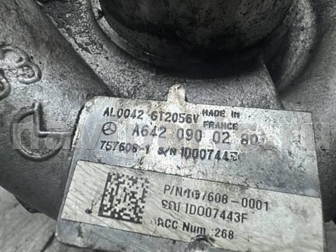 Турбина Mercedes ML W164, 2006 г., OEM A6420900280, арт. 7572, фото 2