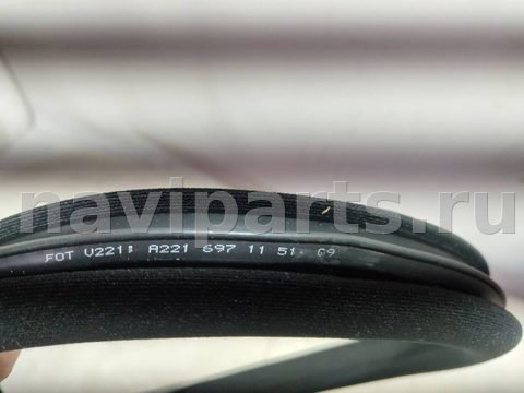 Уплотнитель двери задней правой Mercedes S W221, 2013 г., OEM A2216970551, арт. 1-503-14_3, фото 6