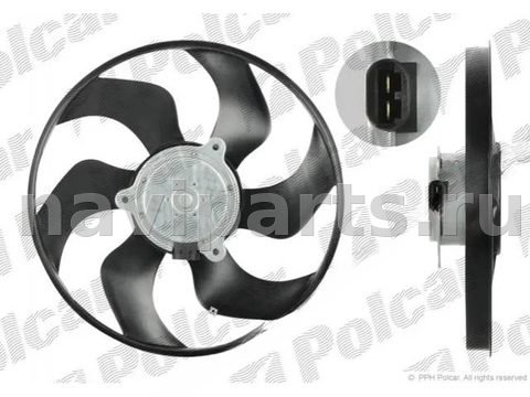 Вентилятор радиатора Renault Clio, 2000 г., OEM 21481AY610, арт. car0194479_1