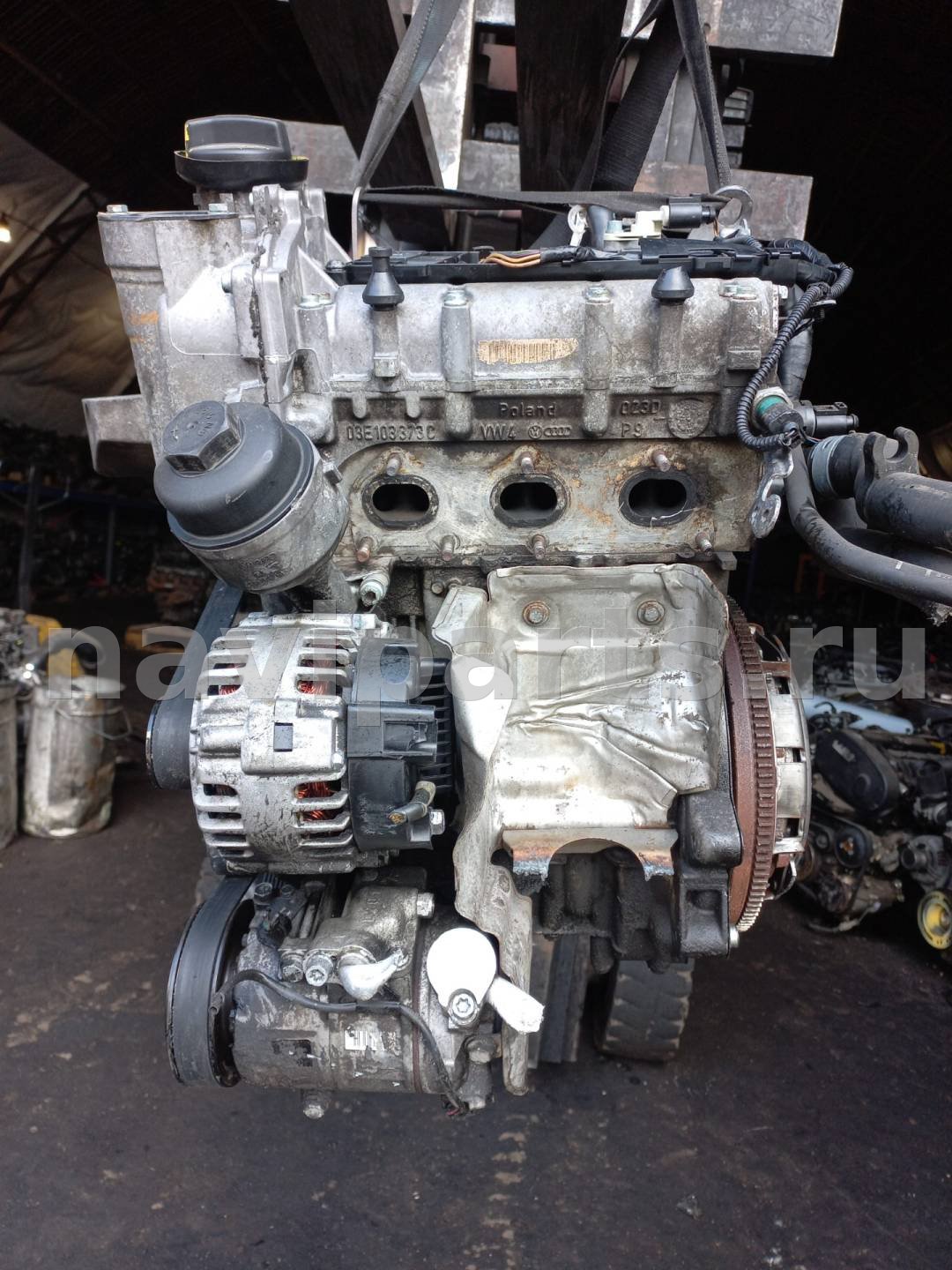 Двигатель в сборе Volkswagen Polo, 2005 г., арт. VK-AZQ, фото 3