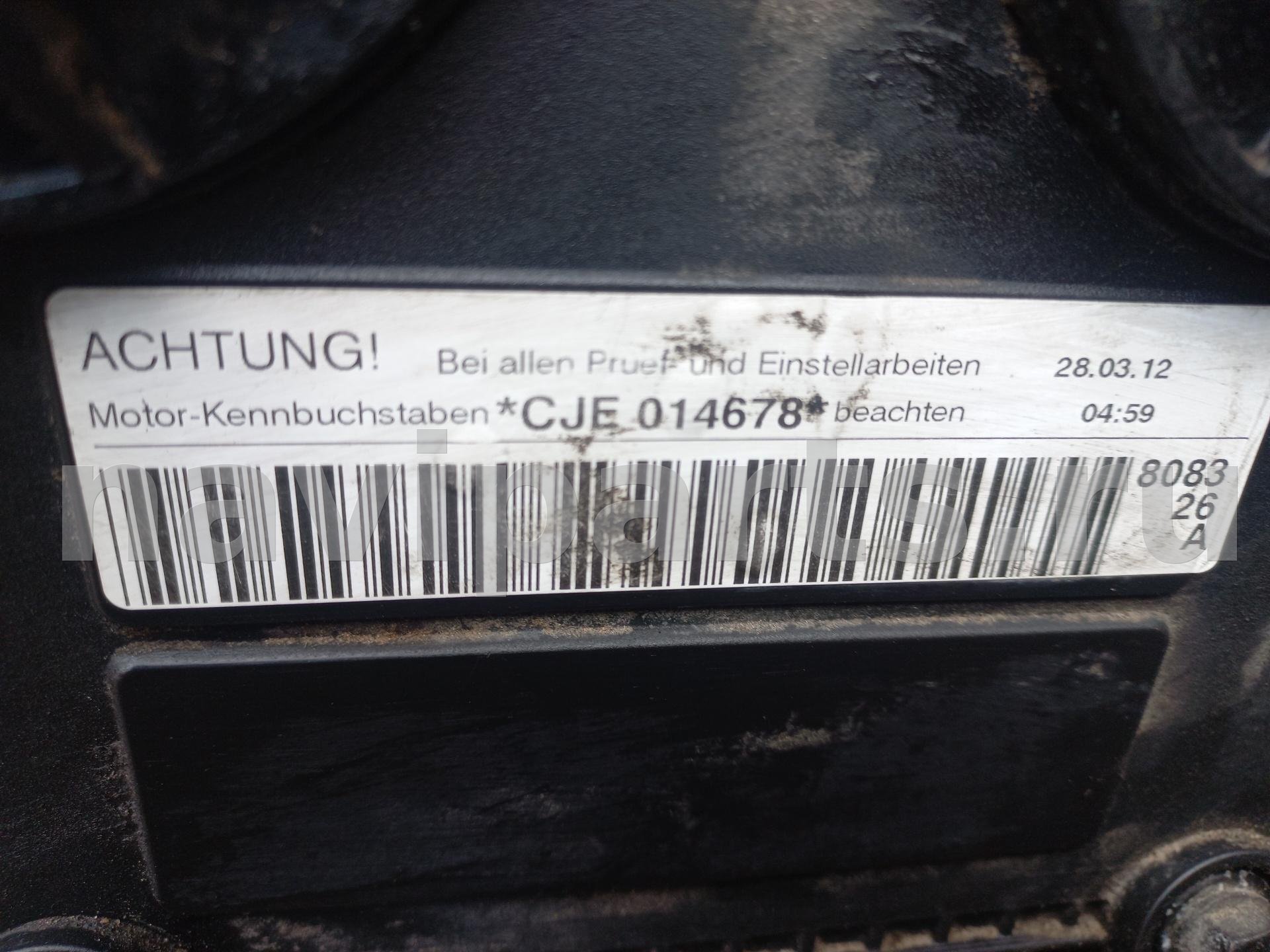 Двигатель в сборе Audi A4 B8, 2011 г., арт. VK-CJE, фото 6