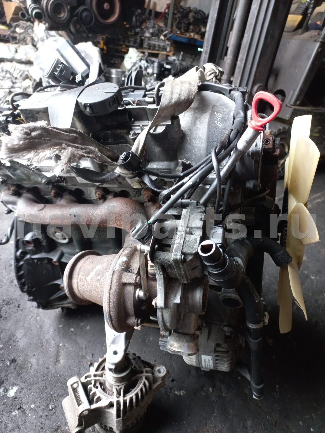 Двигатель в сборе Mercedes-Benz Vito W639, 2003 г., арт. VK-OM646, фото 4