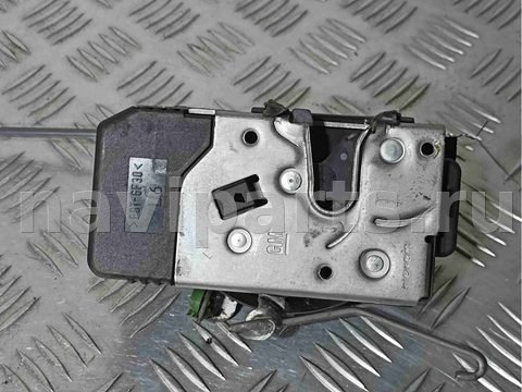 Замок двери передней левой Opel Astra, 2002 г., OEM 24444015, арт. 023327-1, фото 2