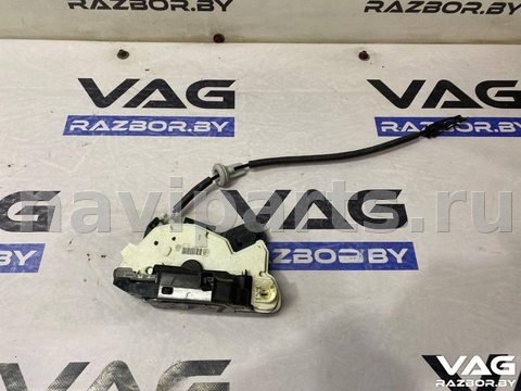 Замок двери передней левой Volkswagen Atlas, 2019 г., OEM 5K1837015J, арт. BVR144-324