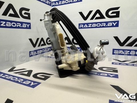 Замок двери передней левой Audi A6 C7 (S6,RS6), 2011 г., OEM 8J2837015C, арт. BVR148-41_4, фото 2