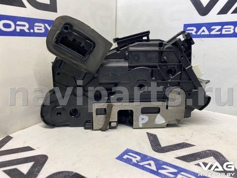 Замок двери передней левой Volkswagen Teramont, 2019 г., OEM 5K1837015J, арт. BVR158-271_2