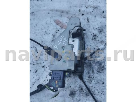 Замок двери передней правой Peugeot 207, 2006 г., OEM 24099816, арт. GD-98831583, фото 2