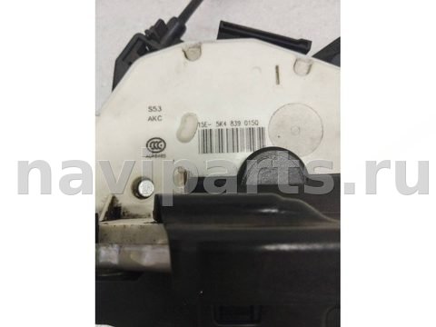 Замок двери задней левой Volkswagen Golf, 2015 г., OEM 5K4839015Q, арт. 29153, фото 2