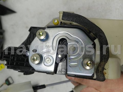 Замок двери задней левой Hyundai Santa Fe, 2020 г., OEM 81410S1200, арт. 33764, фото 6