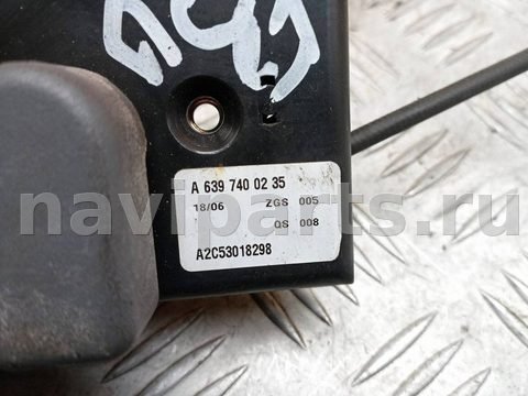 Замок двери задней левой Mercedes Vito W639, 2006 г., OEM A6397400235, арт. A10801, фото 7