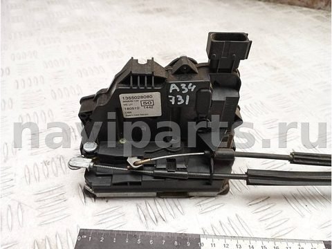 Замок двери задней левой Peugeot Bipper, 2010 г., OEM 1355028080, арт. A34731, фото 2