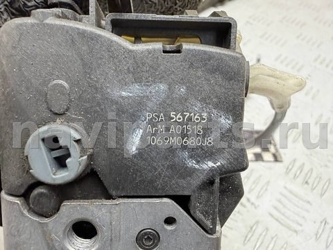 Замок двери задней левой Peugeot 308, 2010 г., OEM PSA567163, арт. A44654, фото 8