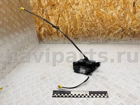 Замок двери задней правой Peugeot 207, 2006 г., OEM 24099158, арт. A44650