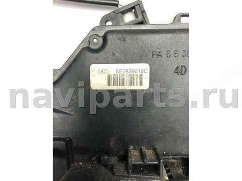 Замок двери задней правой Audi A4 B6, 2003 г., OEM 8E0839016C, арт. B315148, фото 4