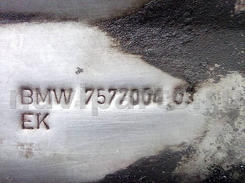 Защита (экран) выпускного коллектора BMW X6 E71/E72, 2010 г., OEM 7577004, арт. A21019_4