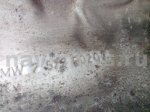Защита (экран) выпускного коллектора BMW 5 F10/F11/GT F07, 2015 г., арт. A21024_11, фото 3