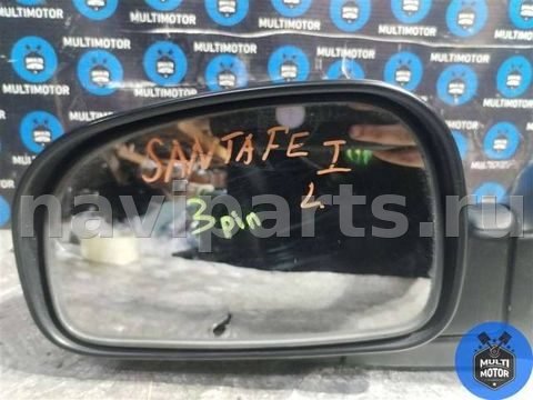 Зеркало наружное левое Hyundai Santa Fe, 2003 г., арт. 00124534, фото 3