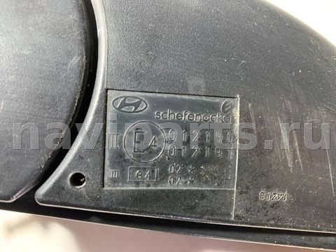 Зеркало наружное левое Hyundai Getz, 2006 г., OEM 012190, арт. 98127200, фото 2