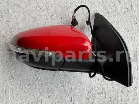 Зеркало наружное правое Volkswagen Golf, 2011 г., OEM 5K0857502, арт. 107050179